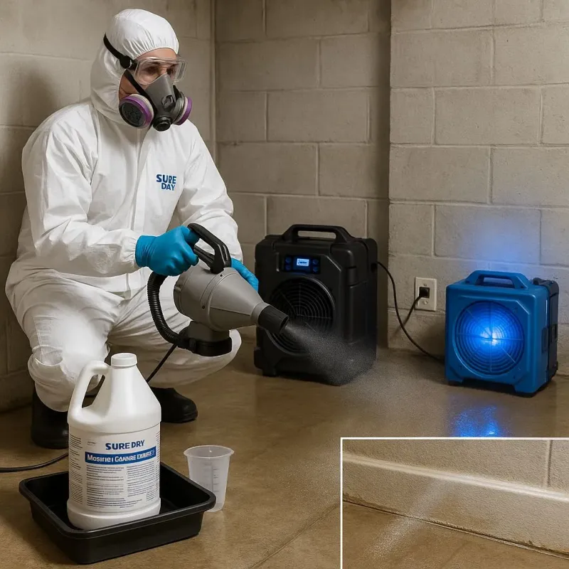 Sanitization and Odor Removal process in Rome City, IN
